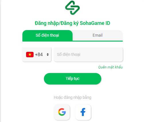 Đăng nhập trang nhập code Tàng Kiếm Mobile