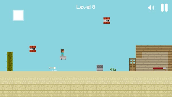 Nhảy tránh khỏi những vật cản, cạm bẫy, mũi tên...