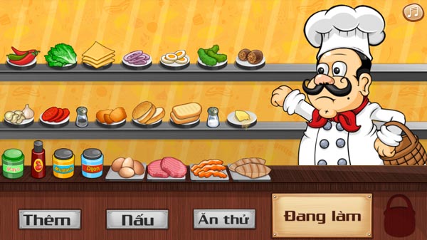 Có tới hơn 20 loại nguyên liệu để đầu bếp lựa chọn