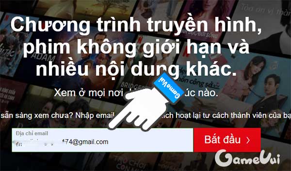 Nhập địa chỉ email