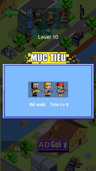 Nhiệm vụ của mỗi cấp độ