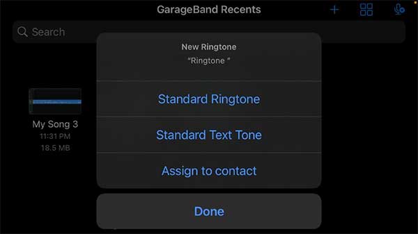 Tùy chọn nhạc chuông