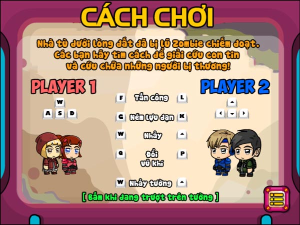 Hướng dẫn cách chơi, cách điều khiển nhân vật