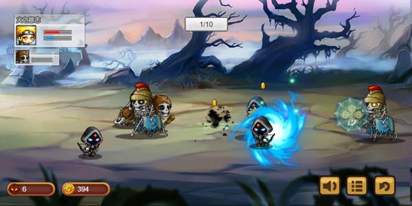 Sử dụng tuyệt chiêu khi gặp nhiều quái vật