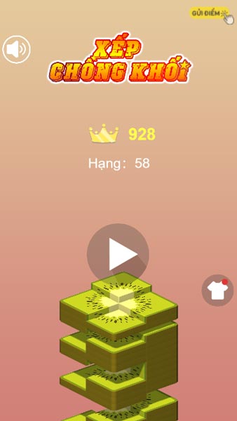 Chơi game Xếp chồng khối - GameVui