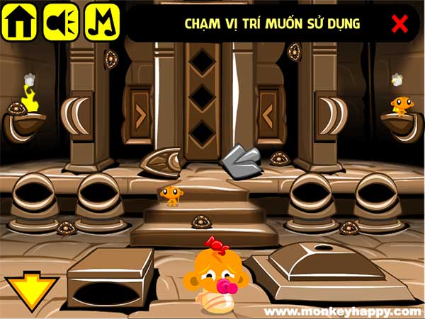 Thu thập vật phẩm trên màn hình