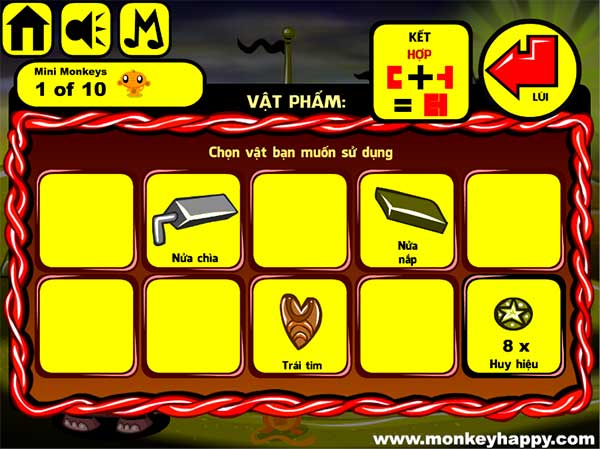 Các vật đã thu được