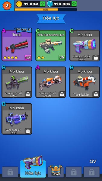 Hệ thống vũ khí đa dạng