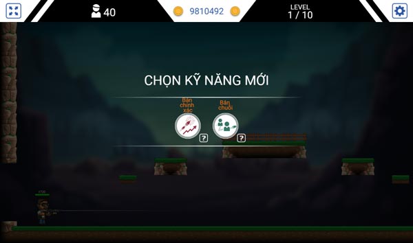 Chọn kỹ năng hỗ trợ