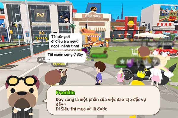 Mua thức ăn ở siêu thị