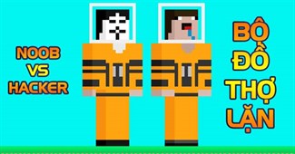 Noob vs Hacker bộ đồ thợ lặn