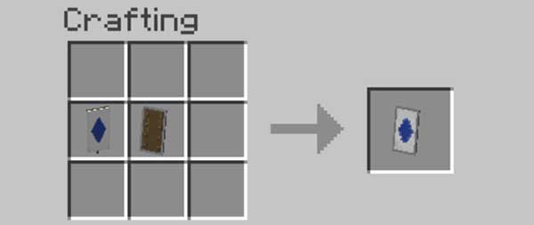 Chế tạo khiên Minecraft