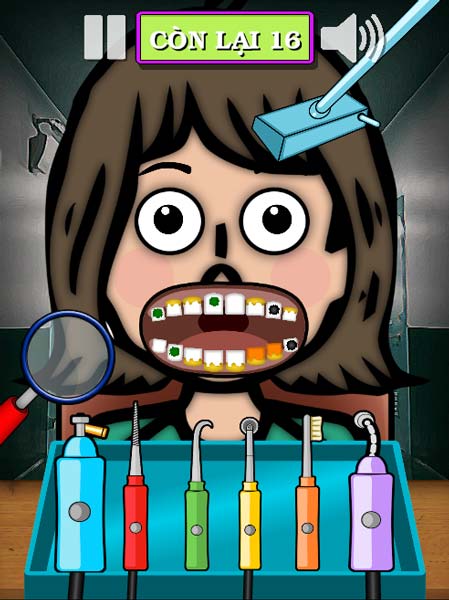 Sử dụng công cụ phù hợp để làm sạch răng