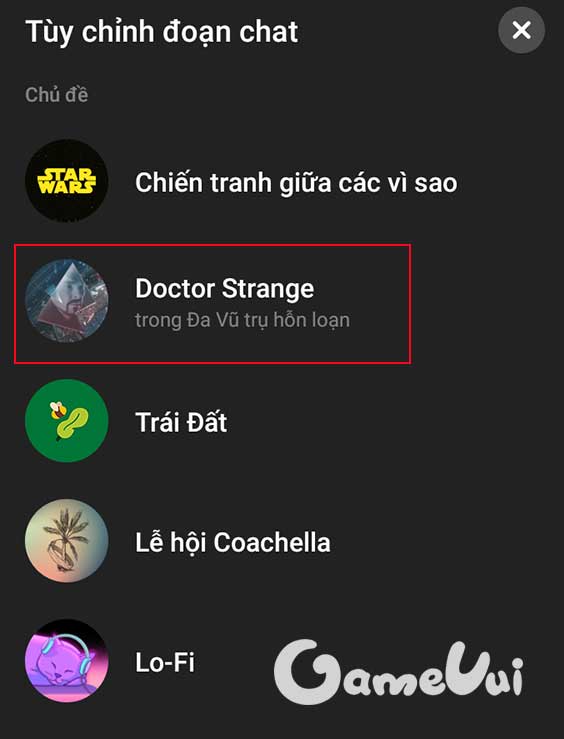 Chọn Doctor Strange