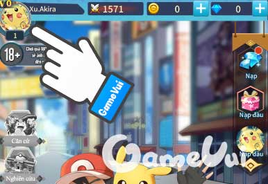 Chạm vào ảnh đại diện