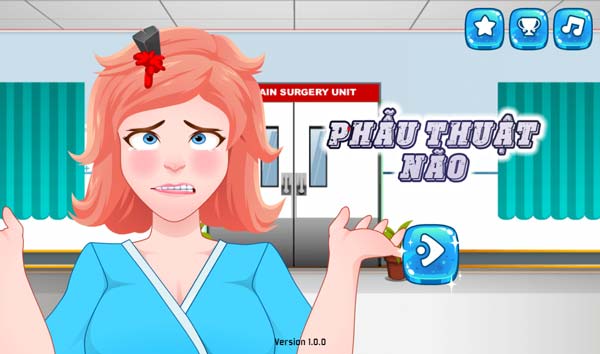 Chơi game Phẫu thuật não - GameVui