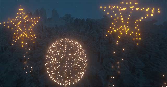 Minecraft: Cách chế tạo pháo hoa