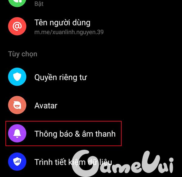 Thông báo & âm thanh