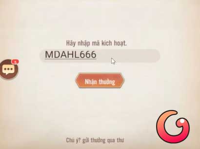 Nhập code