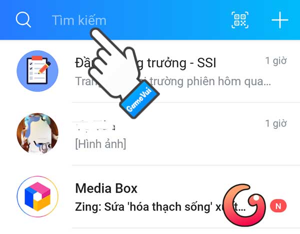 Chạm mục Tìm kiếm