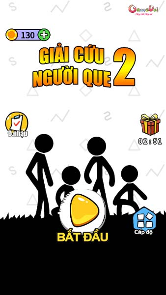 Chơi game Giải cứu người que 2 - GameVui
