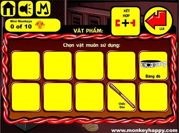 Các vật đã thu được