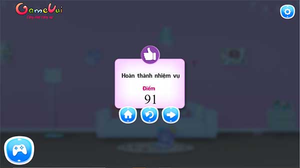 Hoàn thành cấp độ