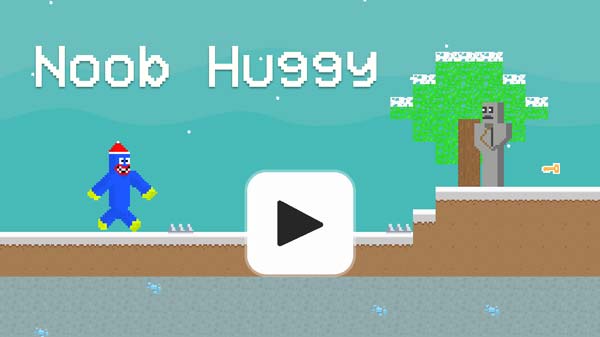 Chơi game Noob Huggy mùa đông - GameVui