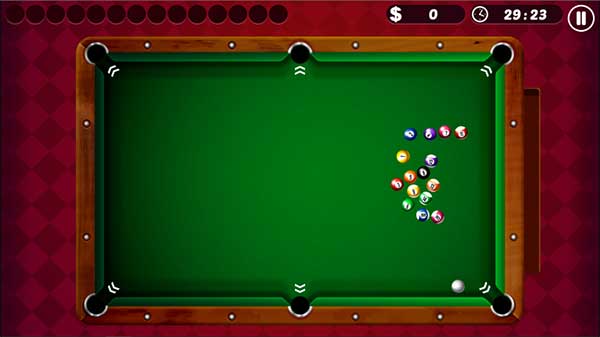 Hãy đẩy tất cả số bi xuống lỗ