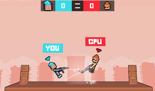 Chỉ có 2 thao tác chính của nhân vật, đó là nhảy lên và tấn công