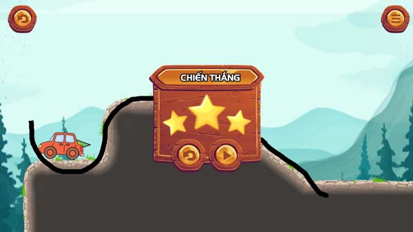 Thu thập 3 ngôi sao và hoàn thành thử thách