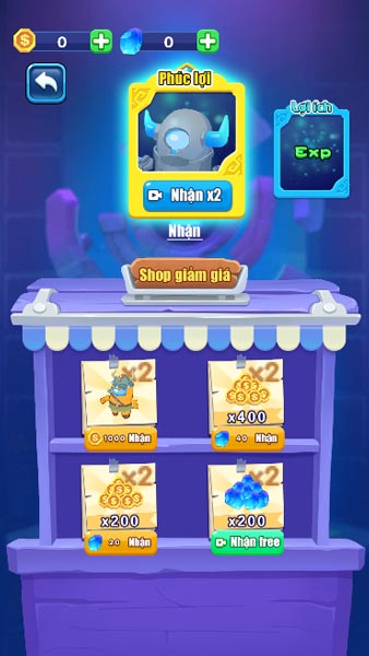 Các đồ vật trong Shop giảm giá