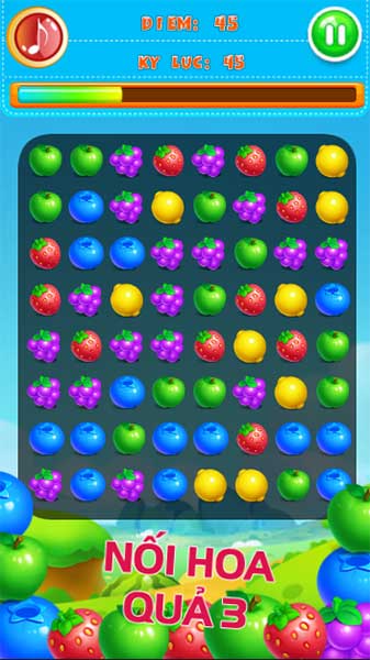 Hãy nối các loại quả với nhau