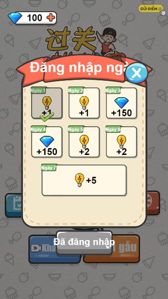 Quà đăng nhập hàng ngày