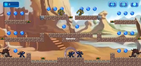 Tiêu diệt quái vật và trở về cổng dịch chuyển