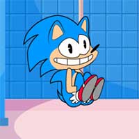 Sonic tìm toilet