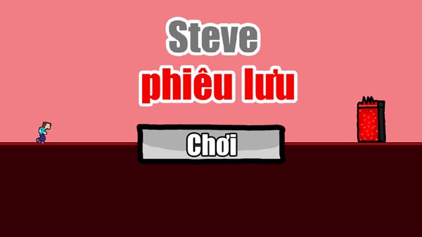 Chơi game Steve phiêu lưu - GameVui