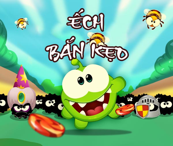 Chơi game Ếch bắn kẹo - GameVui