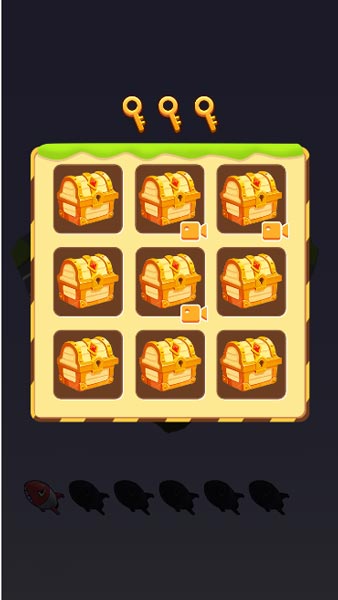 Mở hòm kho báu nhận xu vàng