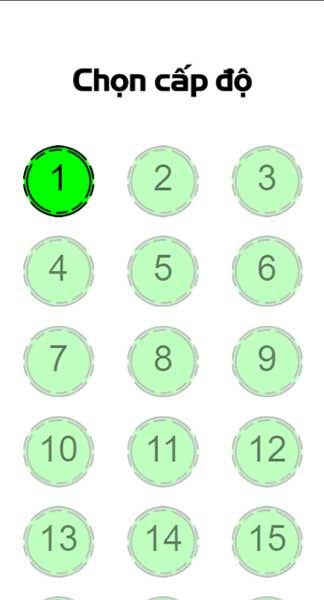 Chọn cấp độ