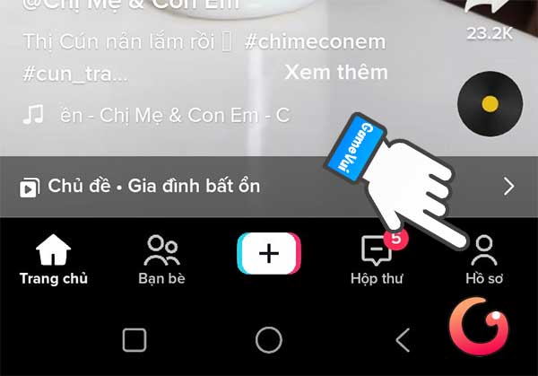 Chạm mục Hồ sơ