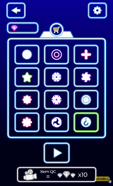 Các mẫu Skin quả bóng trong Shop