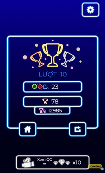 Cố gắng đạt số điểm cao nhất có thể