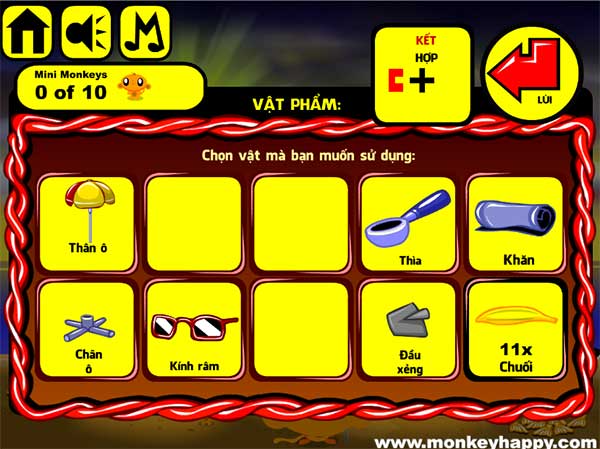 Các vật đã thu được