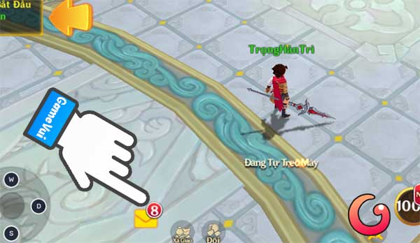 Chạm biểu tượng thư