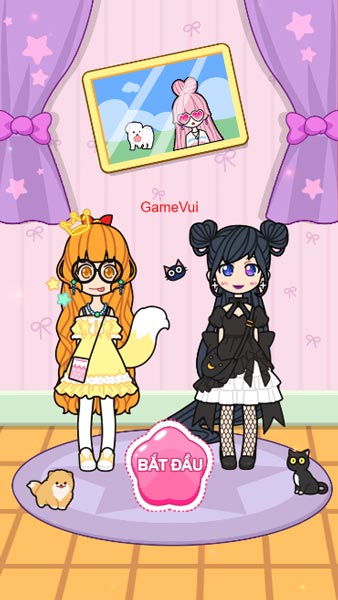 Chơi game Tủ quần áo Manga - GameVui