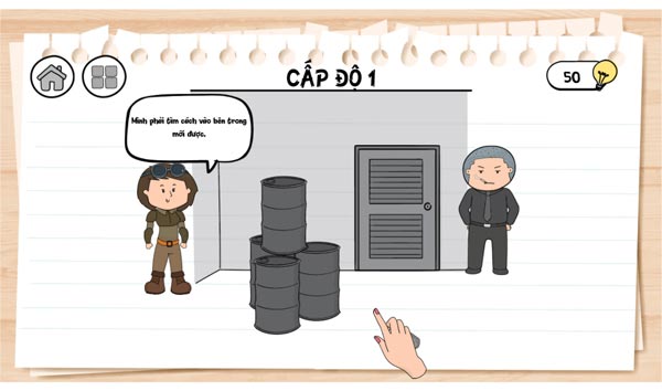 Mỗi cấp độ sẽ là 1 thử thách khác nhau