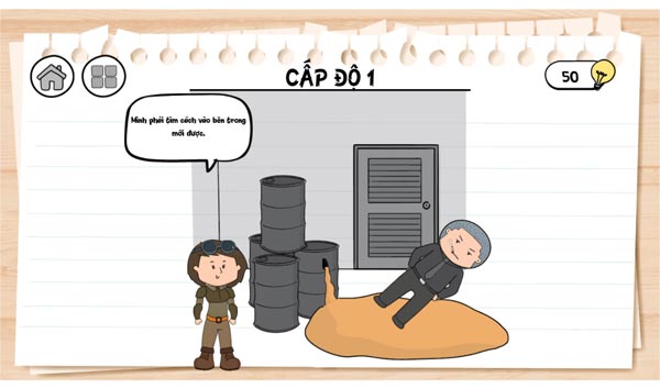 Sử dụng mưu mẹo hoặc gợi ý để vượt qua