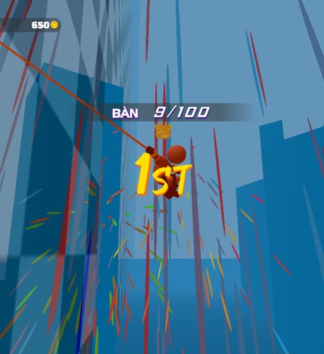 Đạt được vị trí dẫn đầu trong cuộc đua