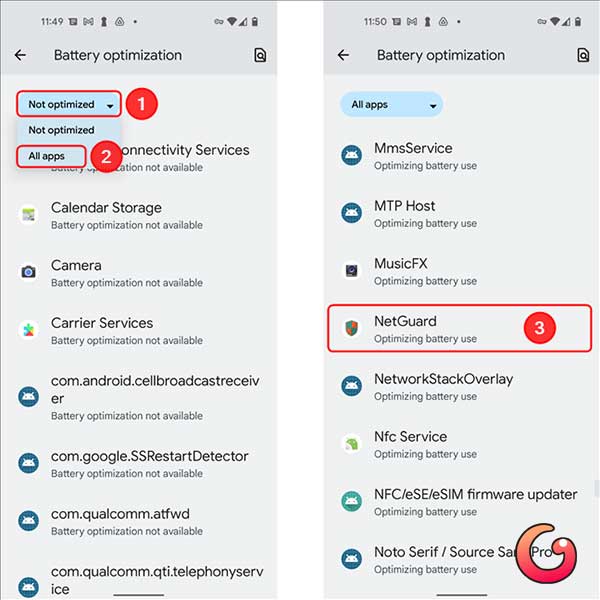 Battery optimization